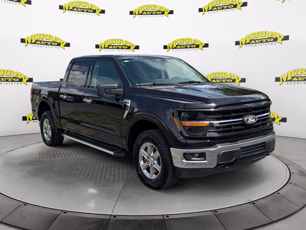 2025 Black Metallic Ford F-150 XLT 4X4 Truck