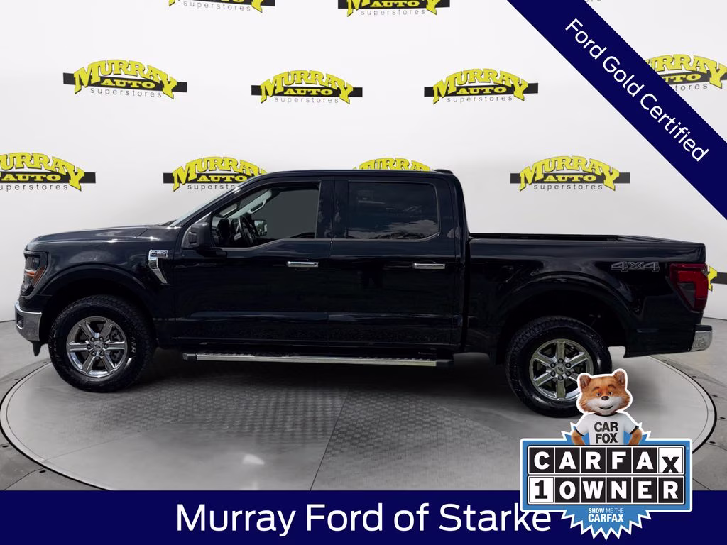 2025 Black Metallic Ford F-150 XLT 4X4 Truck