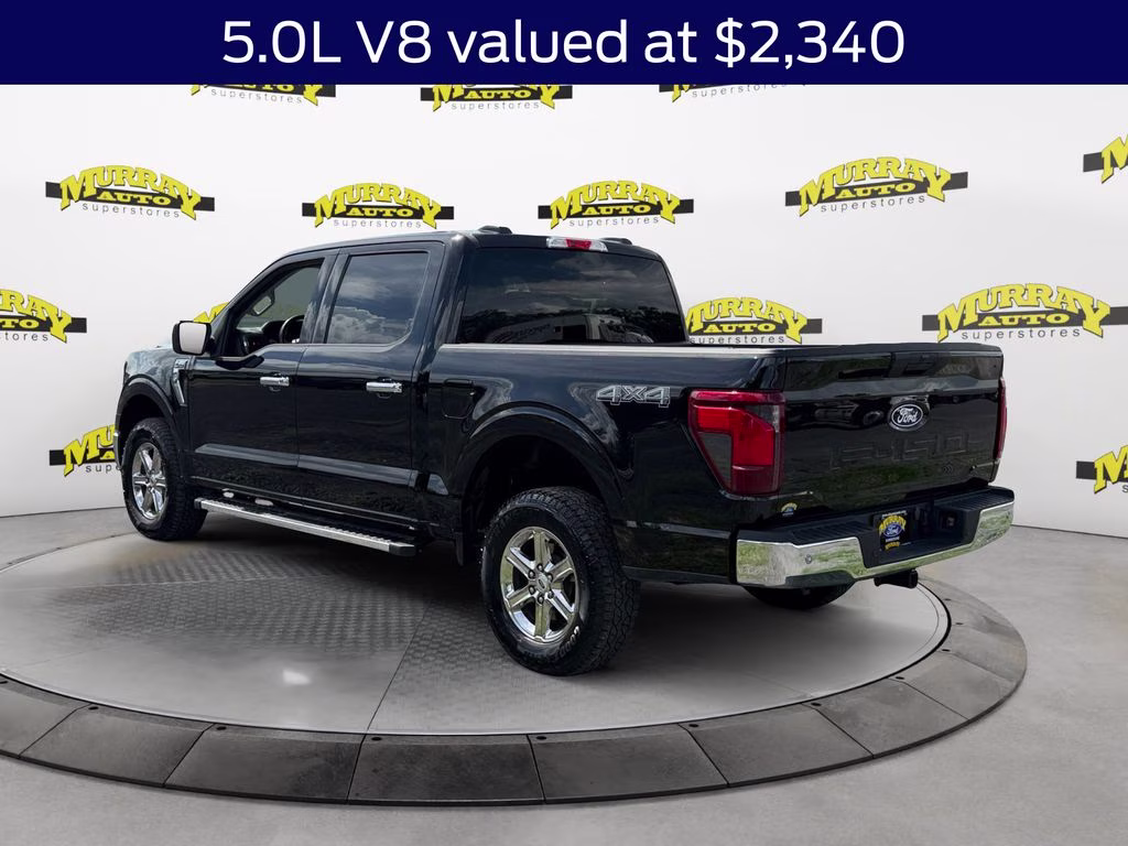 2025 Black Metallic Ford F-150 XLT 4X4 Truck