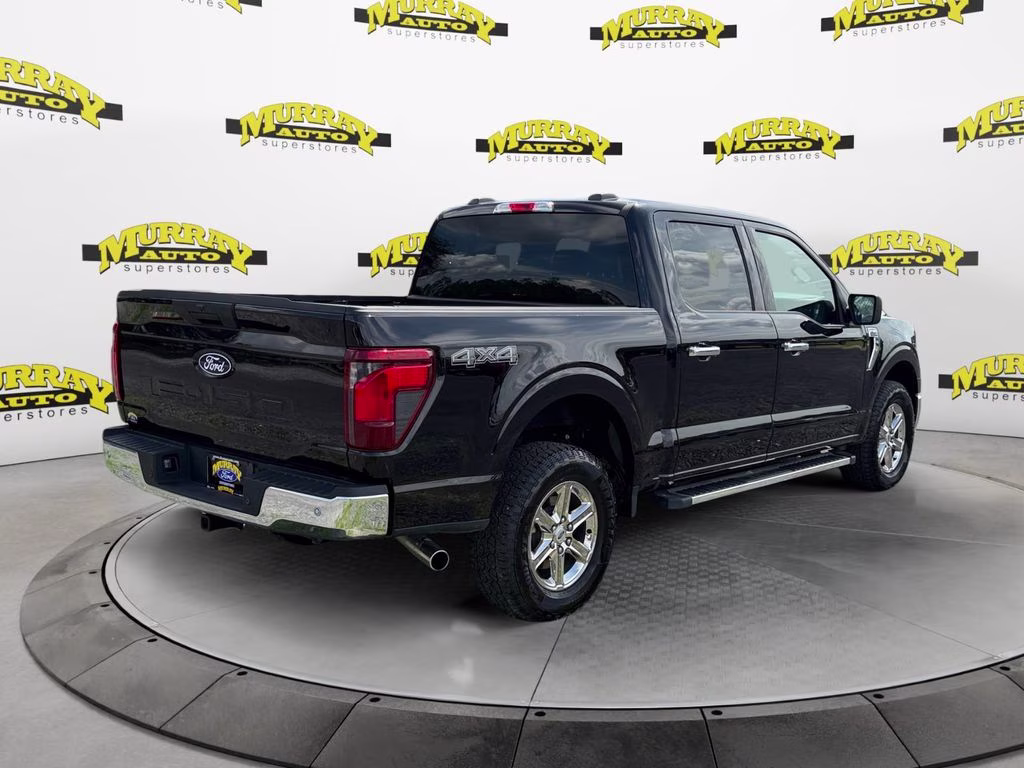 2025 Black Metallic Ford F-150 XLT 4X4 Truck