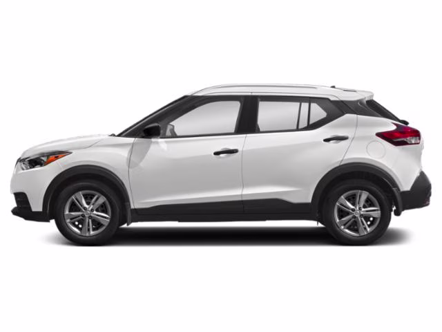 2019 Aspen White Tricoat Nissan Kicks SV FWD SUV
