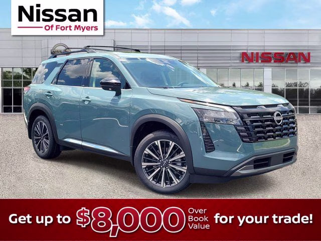 2026 Baltic Teal Nissan Pathfinder Platinum FWD SUV