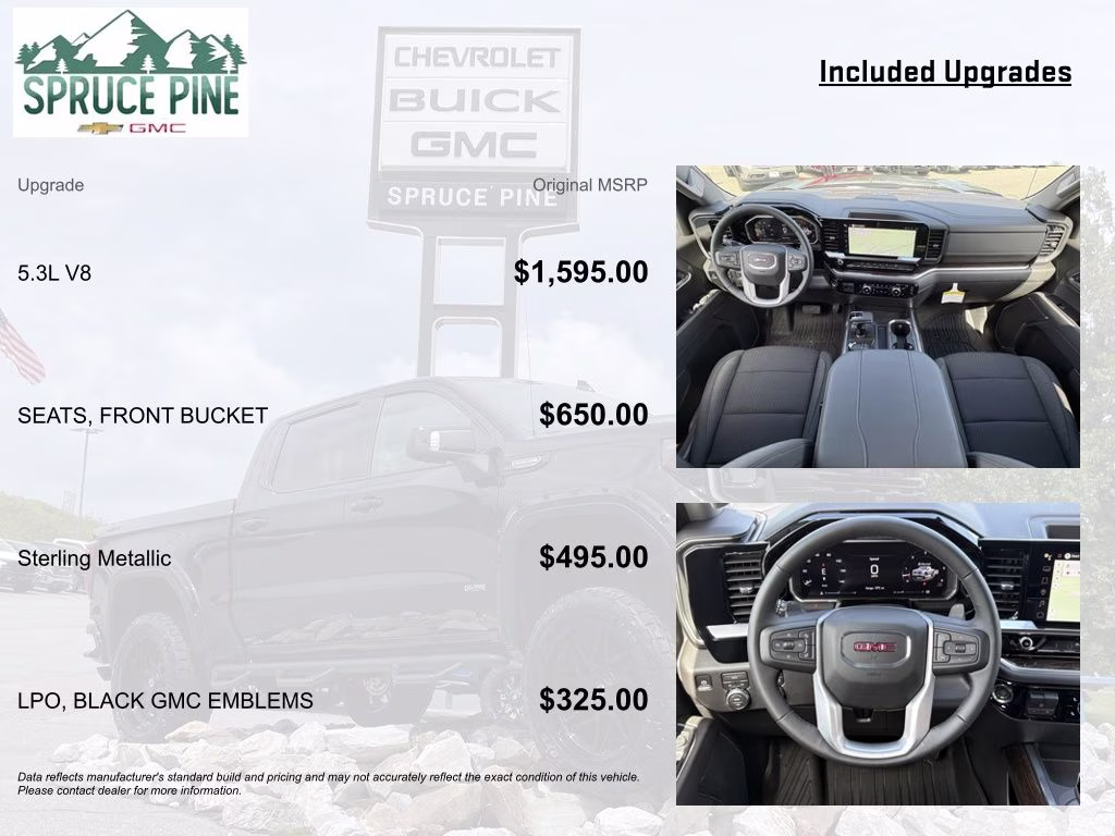 2026 Sterling Metallic GMC Sierra 1500 Elevation 4X4 Truck