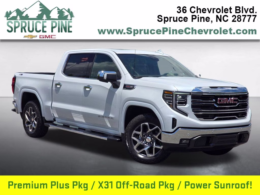 2026 Glacier White Tricoat GMC Sierra 1500 SLT 4X4 Truck