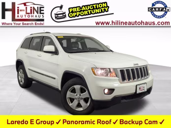 2013 Bright White Clearcoat Jeep Grand Cherokee Laredo 4X4 SUV