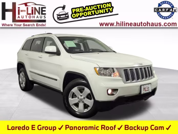 2013 Bright White Clearcoat Jeep Grand Cherokee Laredo 4X4 SUV