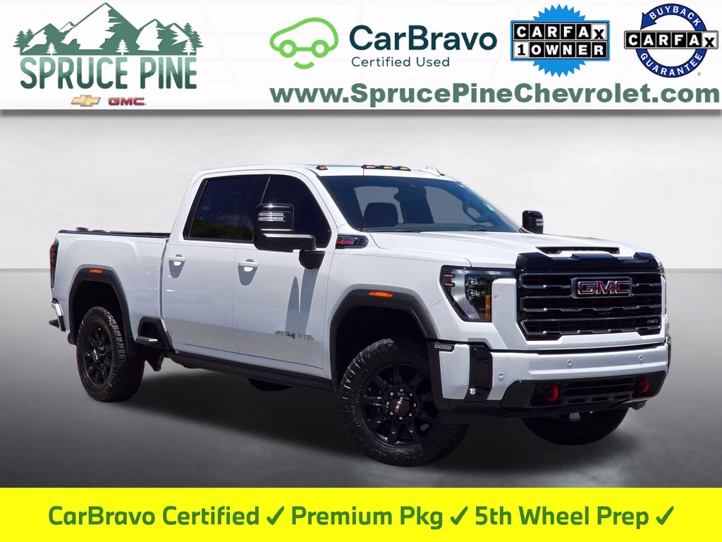 2025 Summit White GMC Sierra 2500HD AT4 4X4 Truck