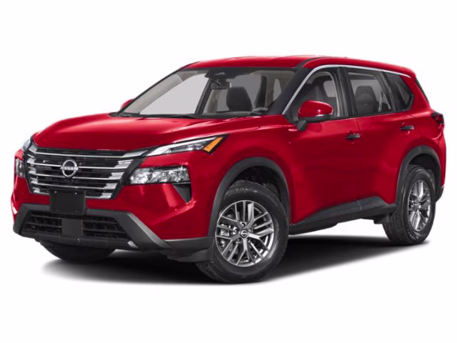 2025 Scarlet Ember Tintcoat Nissan Rogue S FWD SUV