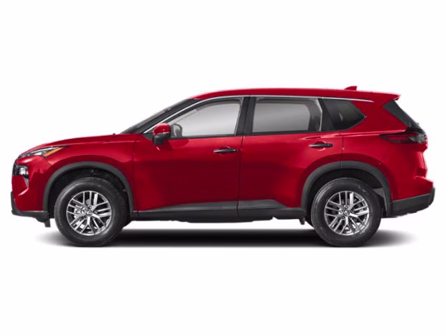 2025 Scarlet Ember Tintcoat Nissan Rogue S FWD SUV