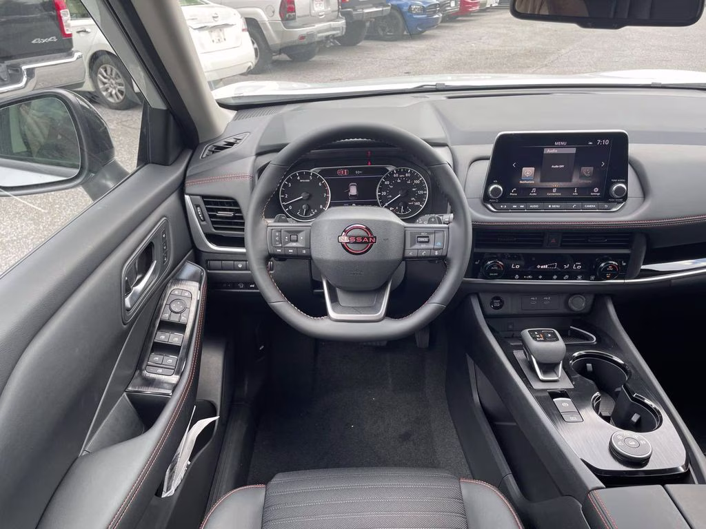 2026 Everest White Pearl Tricoat Nissan Rogue Rock Creek AWD SUV