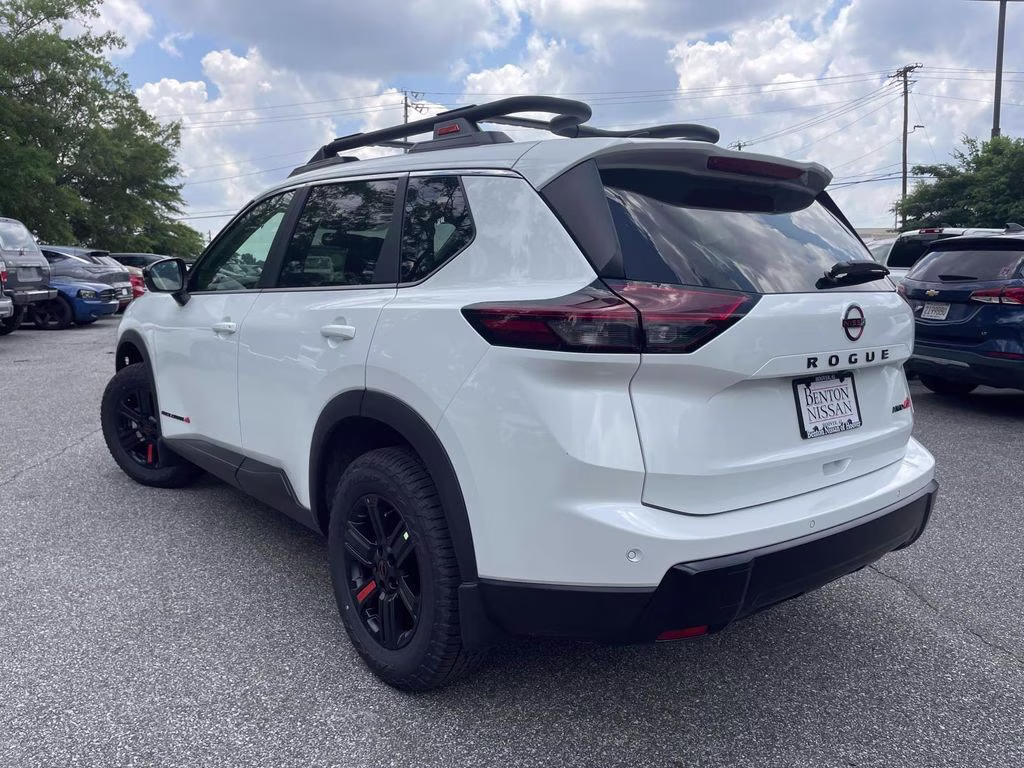 2026 Everest White Pearl Tricoat Nissan Rogue Rock Creek AWD SUV