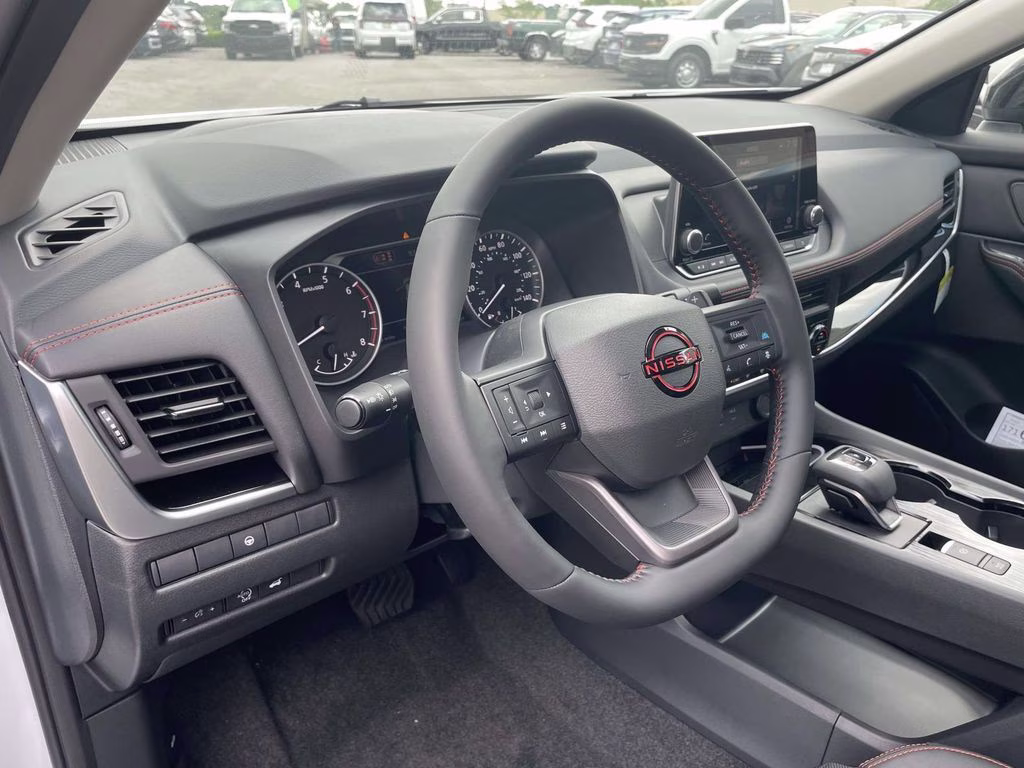 2026 Everest White Pearl Tricoat Nissan Rogue Rock Creek AWD SUV