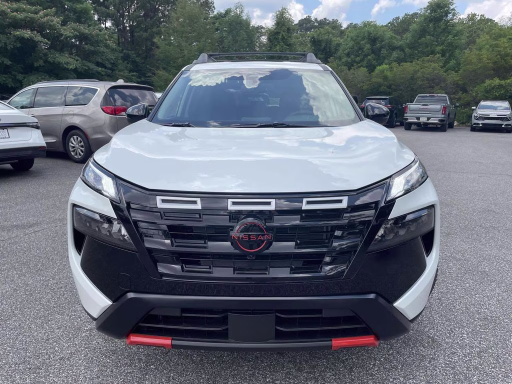 2026 Everest White Pearl Tricoat Nissan Rogue Rock Creek AWD SUV