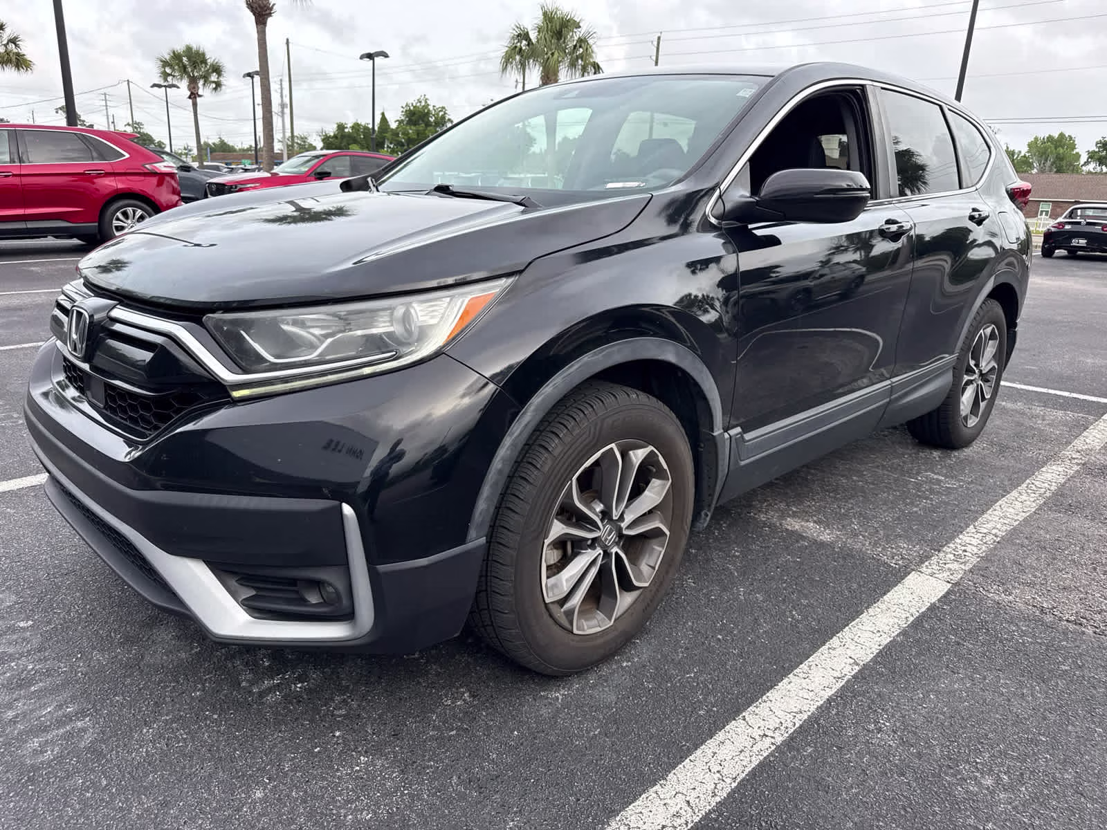 2021 Crystal Black Pearl Honda CR-V EX AWD SUV