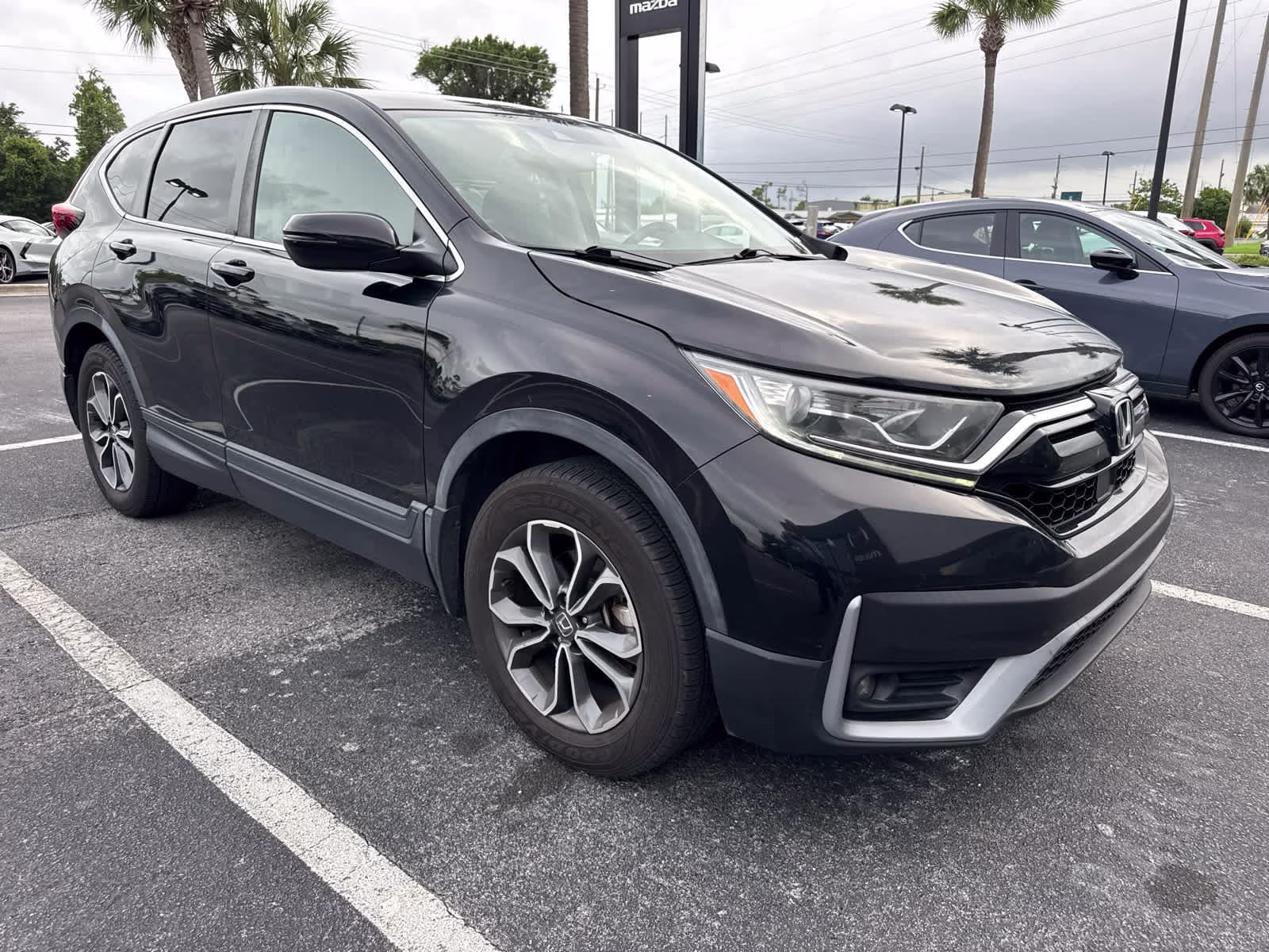2021 Crystal Black Pearl Honda CR-V EX AWD SUV