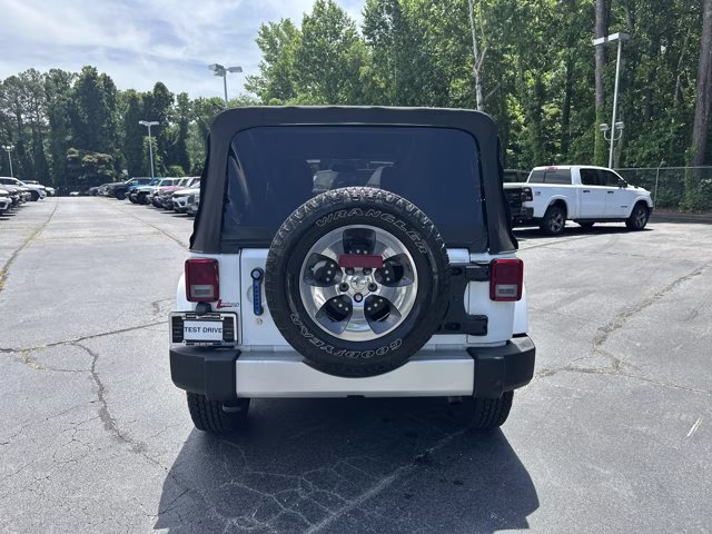 2017 Bright White Clearcoat Jeep Wrangler Unlimited Sahara 4X4 Convertible