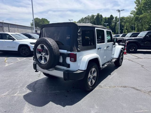 2017 Bright White Clearcoat Jeep Wrangler Unlimited Sahara 4X4 Convertible