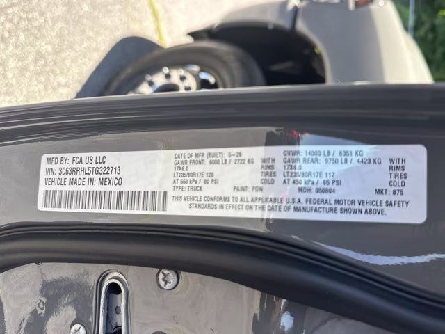 2026 Ceramic Gray Clearcoat Ram 3500 Big Horn 4X4 Truck