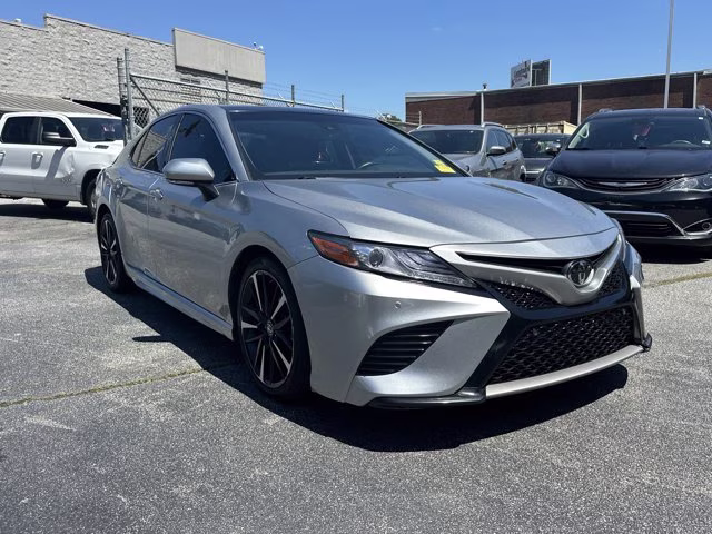 2018 Celestial Silver Metallic Toyota Camry XSE FWD Sedan