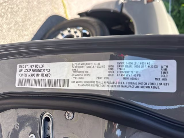 2026 Ceramic Gray Clearcoat Ram 3500 Big Horn 4X4 Truck