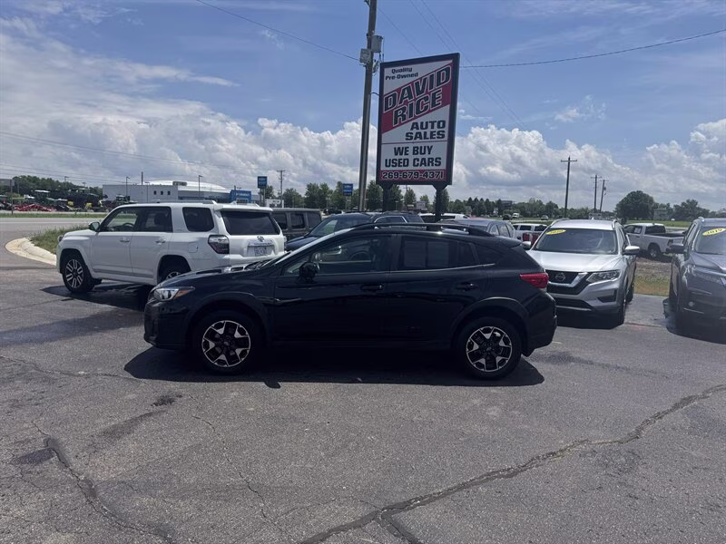 2019 Crystal Black Silica Subaru Crosstrek 2.0i Premium AWD Crossover