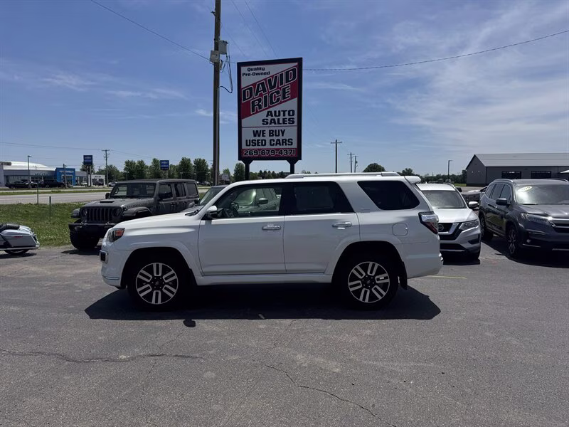 2018 Blizzard Pearl Toyota 4Runner Limited 4X4 SUV