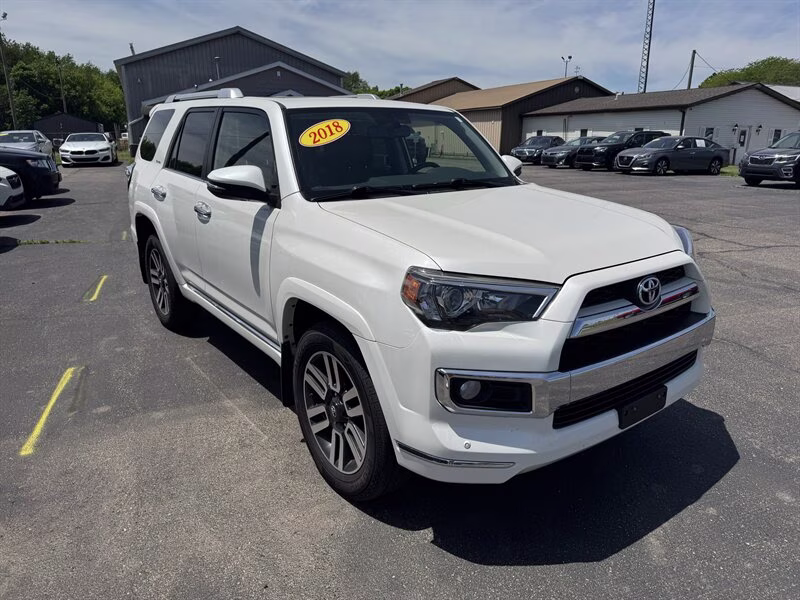 2018 Blizzard Pearl Toyota 4Runner Limited 4X4 SUV