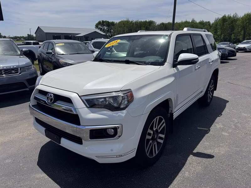 2018 Blizzard Pearl Toyota 4Runner Limited 4X4 SUV