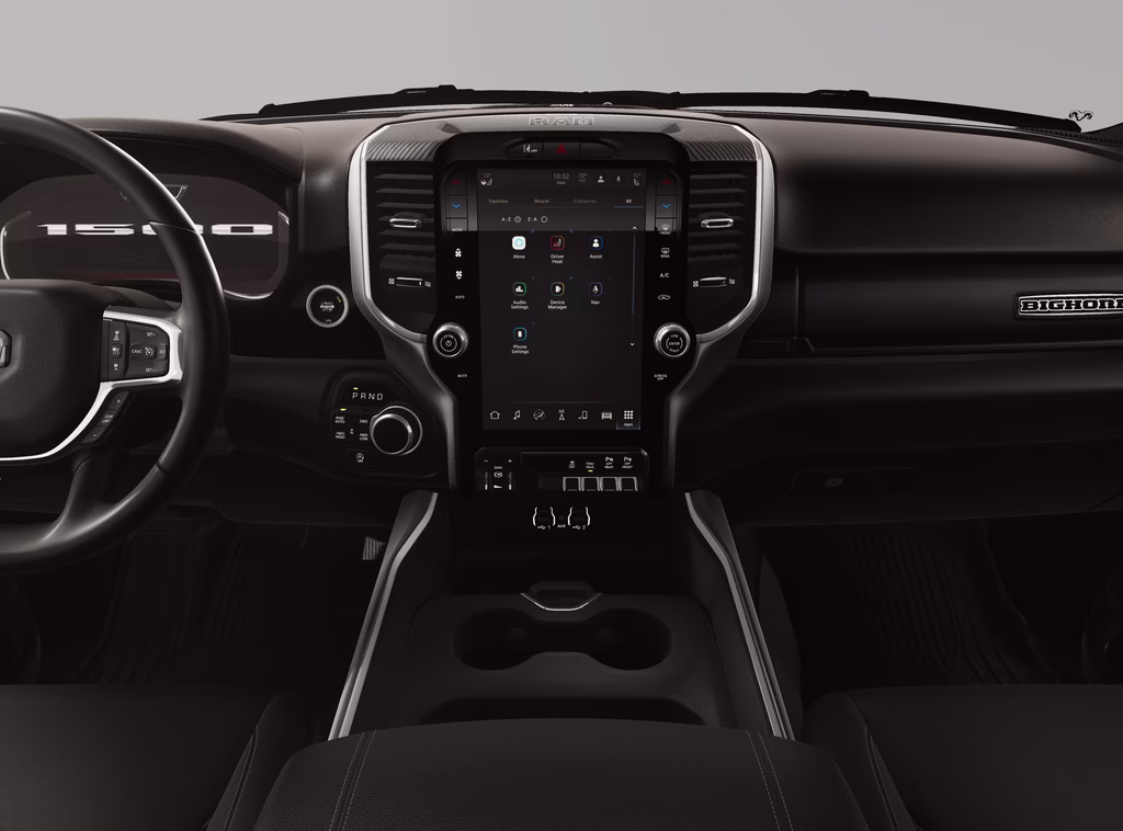 2026 Diamond Black Crystal Pearl Coat Ram 1500 1500 Big Horn Crew Cab 4x4 5'7' Box Truck