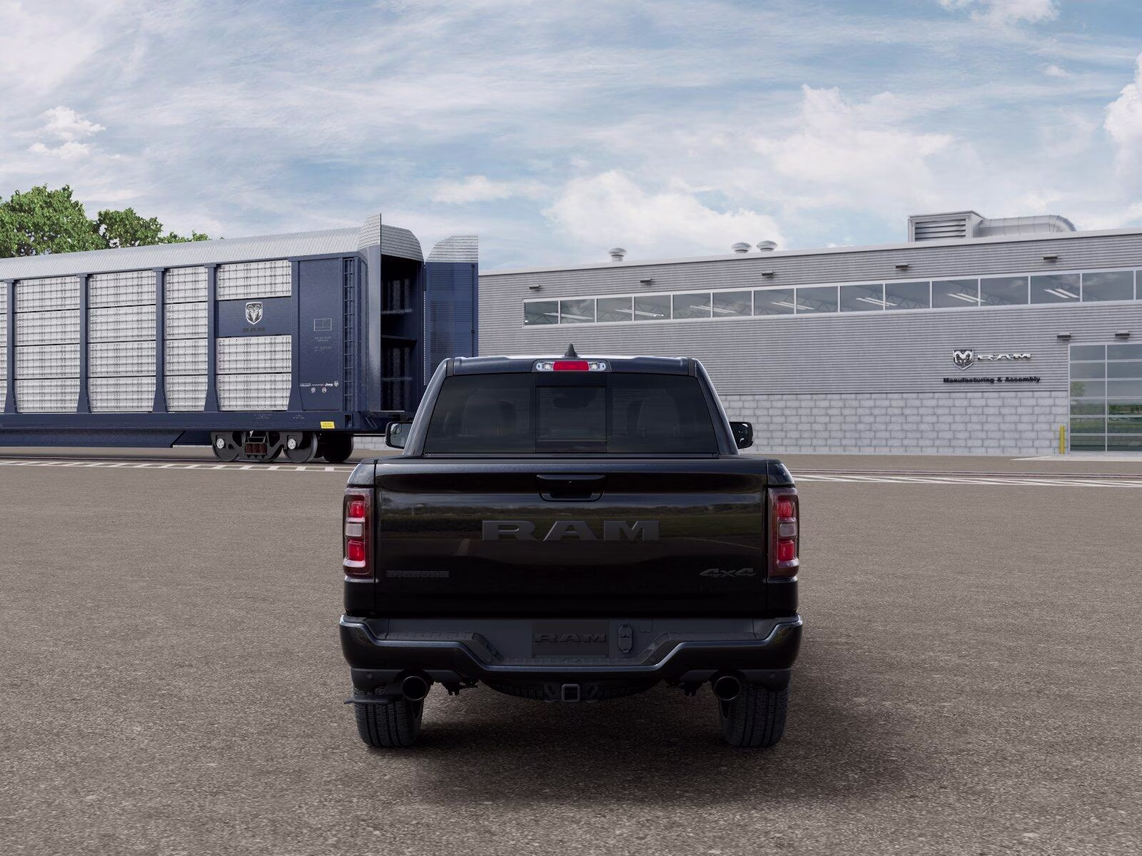 2026 Diamond Black Crystal Pearl Coat Ram 1500 1500 Big Horn Crew Cab 4x4 5'7' Box Truck