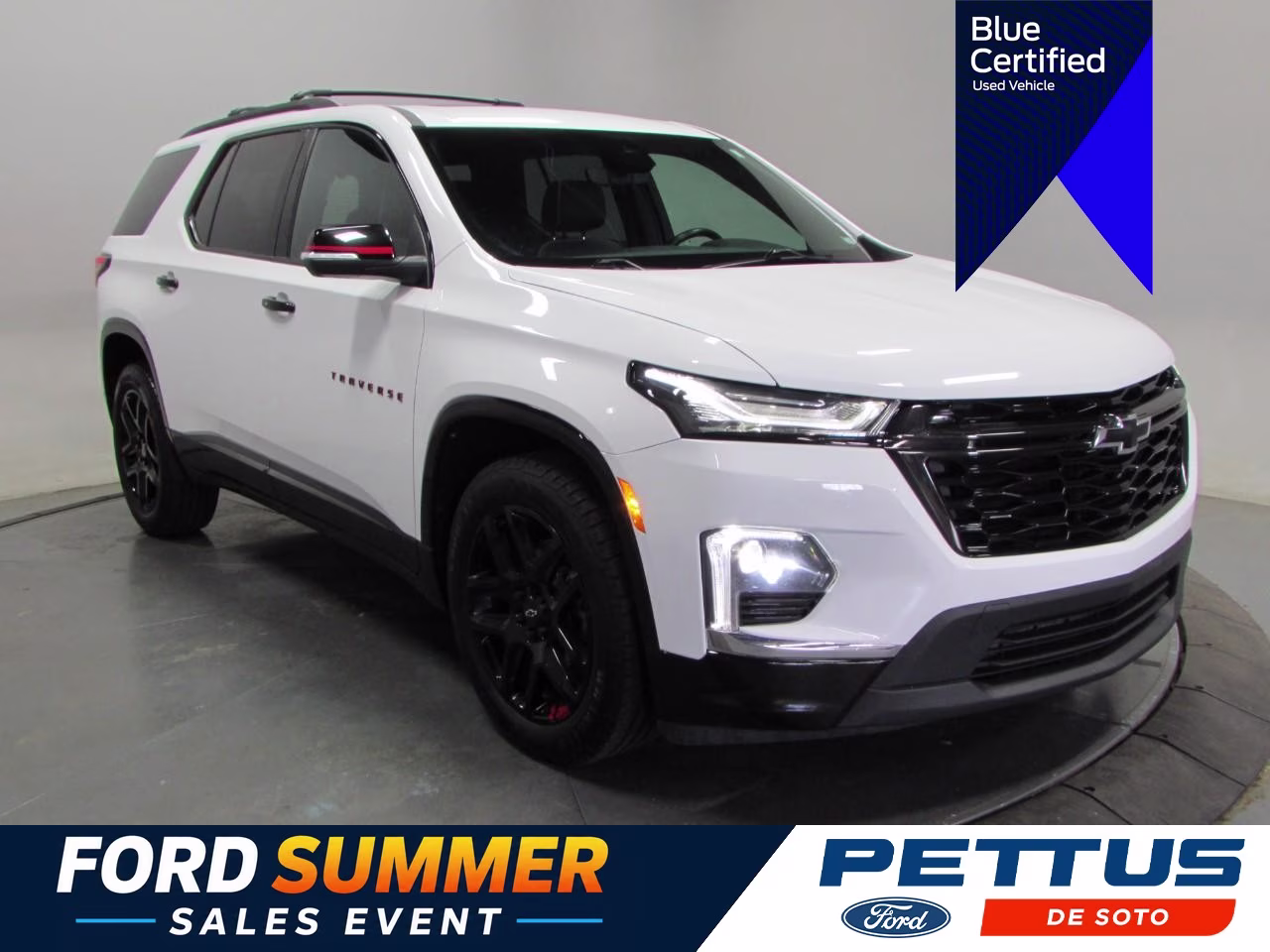 2023 Summit White Chevrolet Traverse Premier FWD SUV
