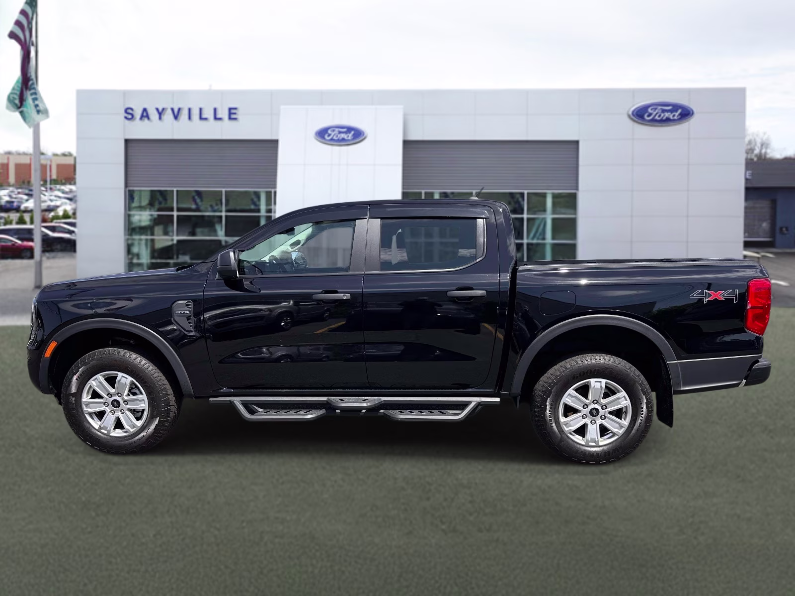 2024 Shadow Black Ford Ranger XL 4WD SuperCrew 5' Box 4X4 Truck