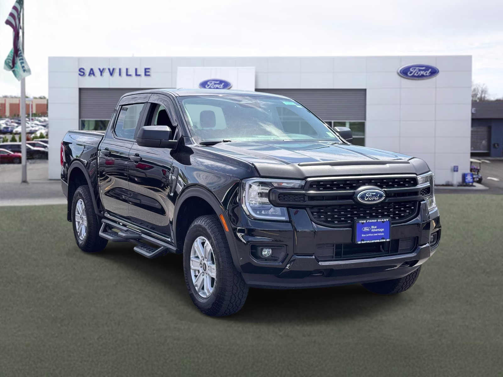 2024 Shadow Black Ford Ranger XL 4WD SuperCrew 5' Box 4X4 Truck