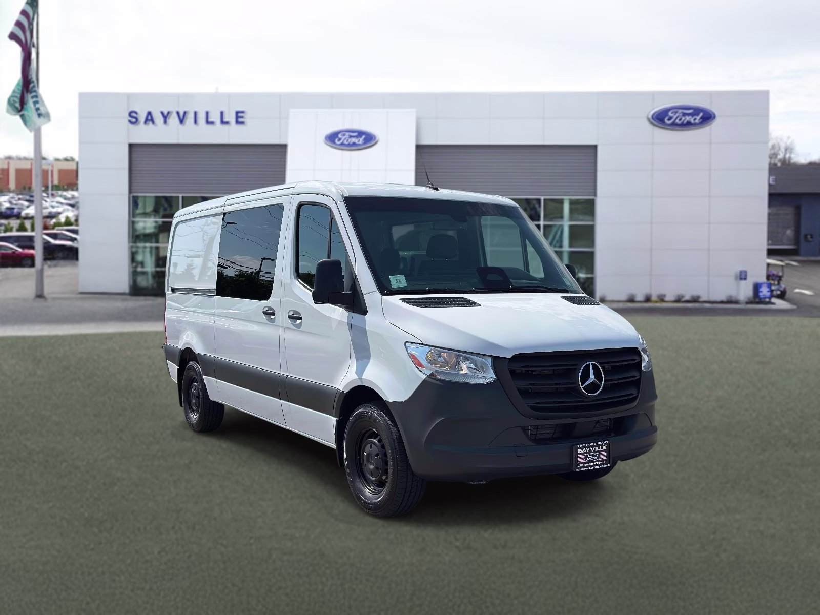 2025 Arctic White Mercedes-Benz Sprinter Crew Van 2500 Standard Roof I4 Diesel 144 RWD RWD Van