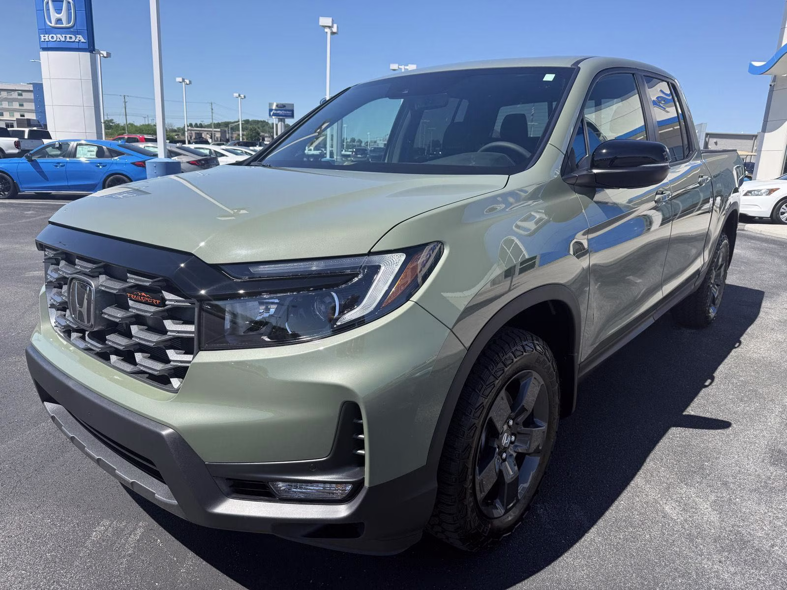 2026 Ash Green Metallic Honda Ridgeline TrailSport AWD Truck