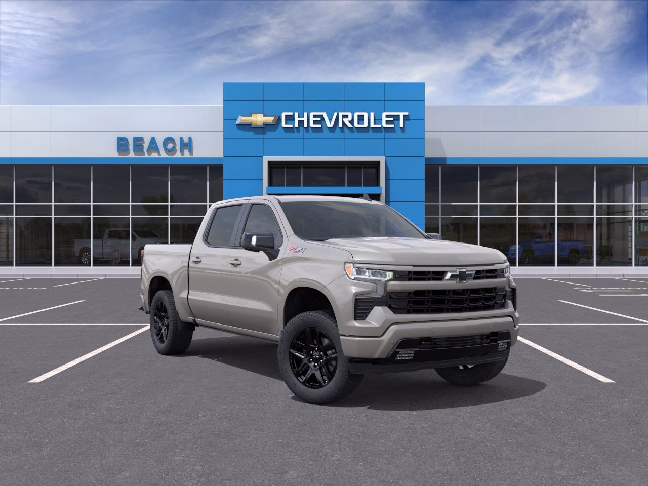 2026 White Sands Chevrolet Silverado 1500 RST 4X4 Truck