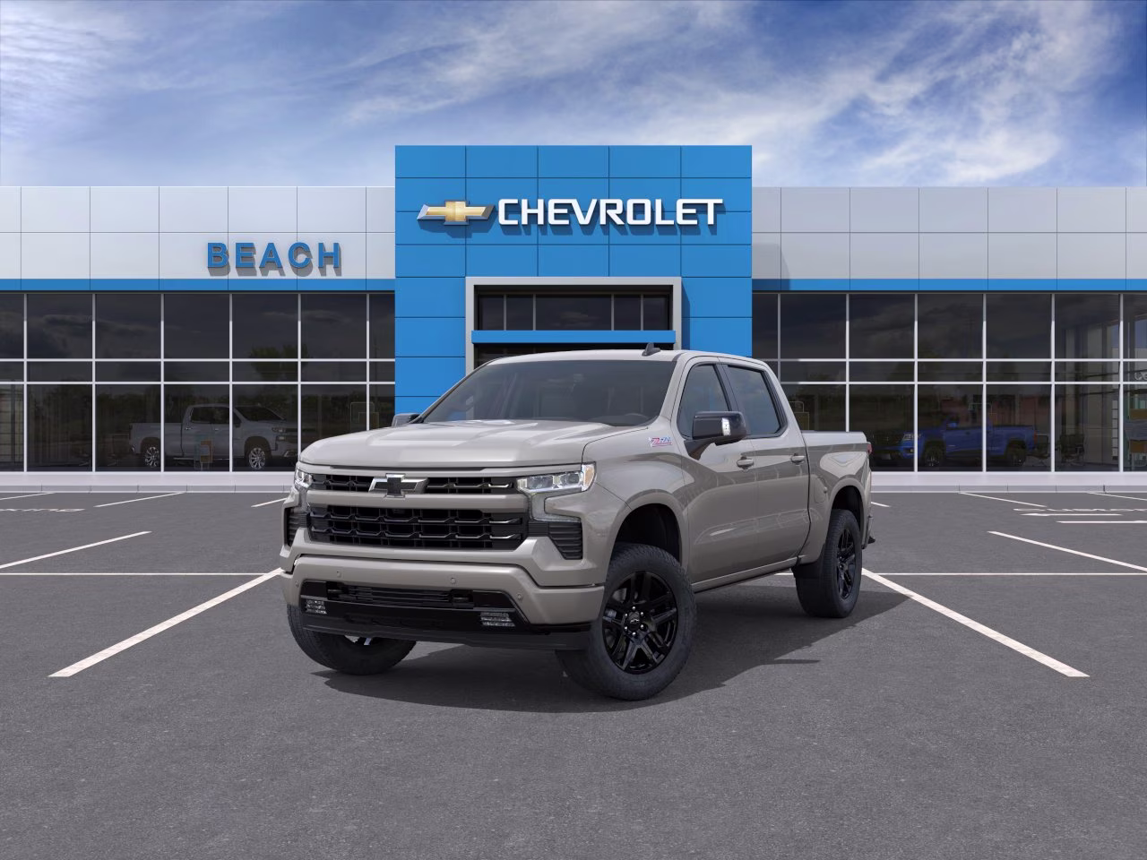 2026 White Sands Chevrolet Silverado 1500 RST 4X4 Truck