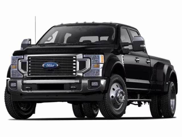 2022 White Ford Super Duty F-450 DRW King Ranch 4X4 Truck