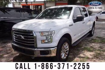2017 White Ford F-150 XLT 4X4 Truck