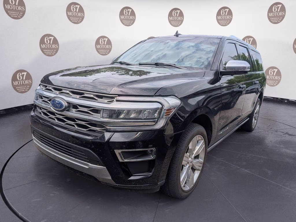 2023 Black Metallic Ford Expedition Max Platinum RWD SUV