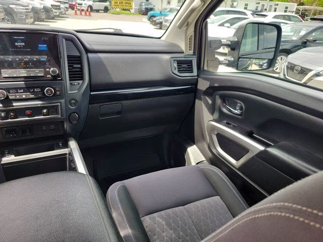 2022 Super Black Nissan Titan SV 4X4 Truck