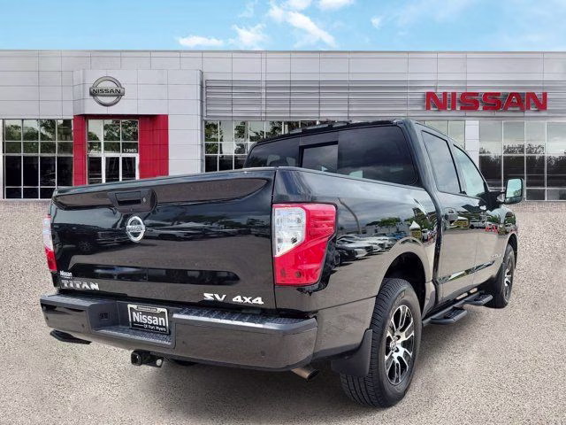 2022 Super Black Nissan Titan SV 4X4 Truck