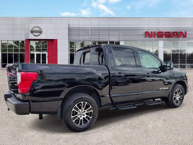 2022 Super Black Nissan Titan SV 4X4 Truck