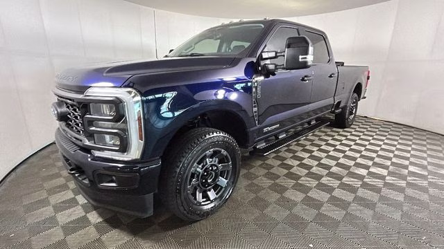 2024 Blue Metallic Ford Super Duty F-250 SRW Lariat 4X4 Truck