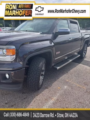 2015 Iridium Metallic GMC Sierra 1500 SLT 4X4 Truck