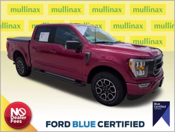 2021 Rapid Red Metallic Tinted Clearcoat Ford F-150 XLT 4X4 Truck