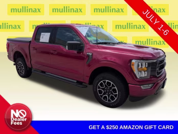 2021 Rapid Red Metallic Tinted Clearcoat Ford F-150 XLT 4X4 Truck