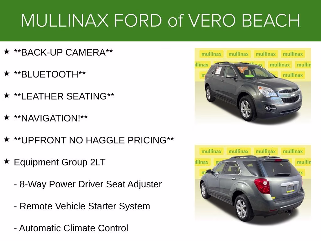 2013 Steel Green Metallic Chevrolet Equinox LT FWD SUV