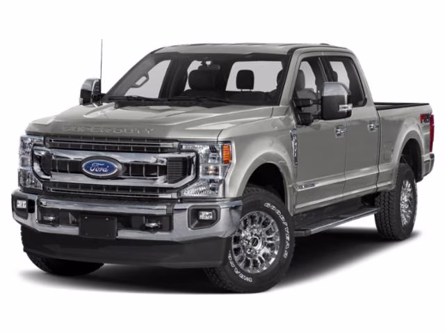 2021 Silver Ford Super Duty F-250 SRW XLT 4X4 Truck