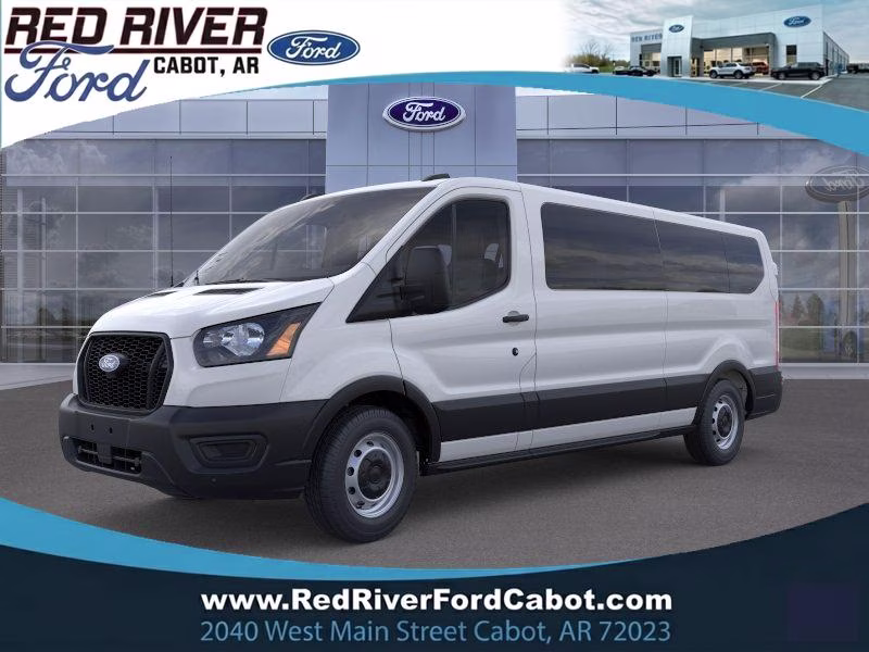 2026 Oxford White Ford Transit Wagon XL RWD Crossover